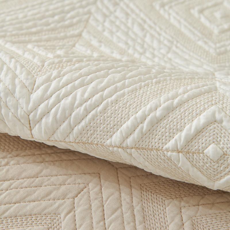 Solid Color Cotton Fabric Non-Slip Sofa Cushion Pure Cotton Four-Season Universal Seat Cushion Simple Modern Backrest Towel Light Luxury