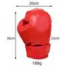 1Pc PU Leather Golf Driver Cover Boxing Glove Shape Water Resistant Headcover with Fleece Lining and Fastener for Woods