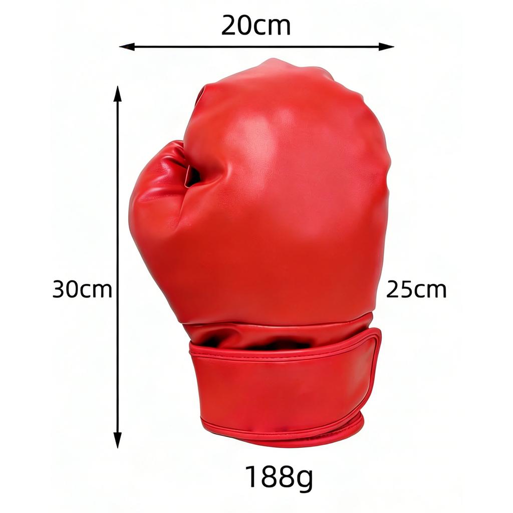1Pc PU Leather Golf Driver Cover Boxing Glove Shape Water Resistant Headcover with Fleece Lining and Fastener for Woods