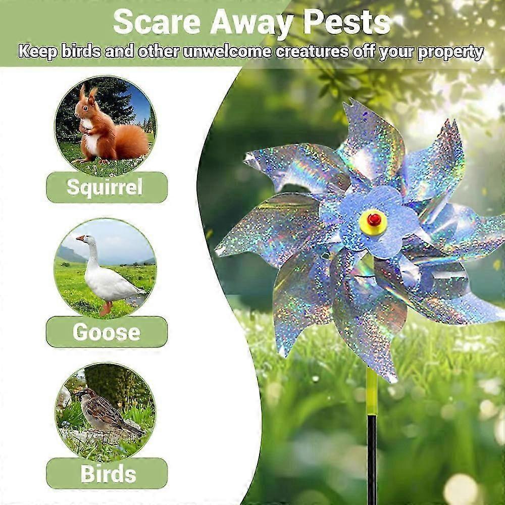 2026 10pcs Bird Repellent Windmill, Bird Repeller, Bird Repeller Windmill, Bird Rep