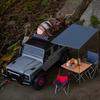 Easy To Install Metal Roof Tent For 1/18 Scale Remote Control Models Ideal For DIY Enthusiasts And Outdoor Activities  Silver