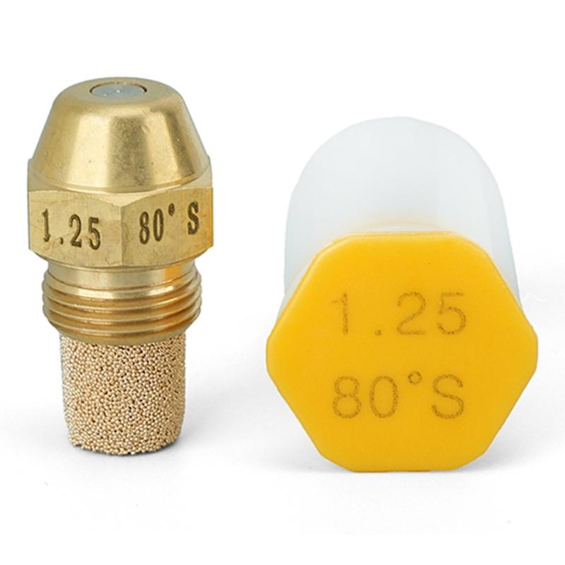 Промышленная металлическая форсунка 80 градусов, усиленная металлическая форсунка для оборудования для сжигания топлива, варианты 14 GPH