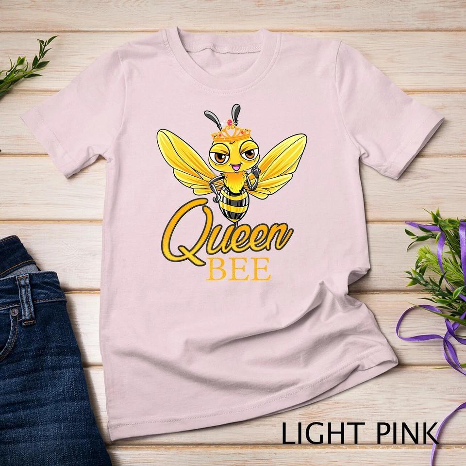 Queen Bee Crown Honey Bee Hive Gift T-Shirt Unisex T-shirt 7