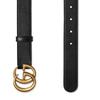 GUCCI Double G Buckle Belt Unisex 414516-AP00T-1000