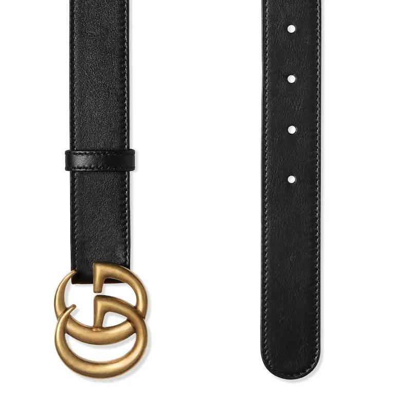GUCCI Double G Buckle Belt Unisex 414516-AP00T-1000