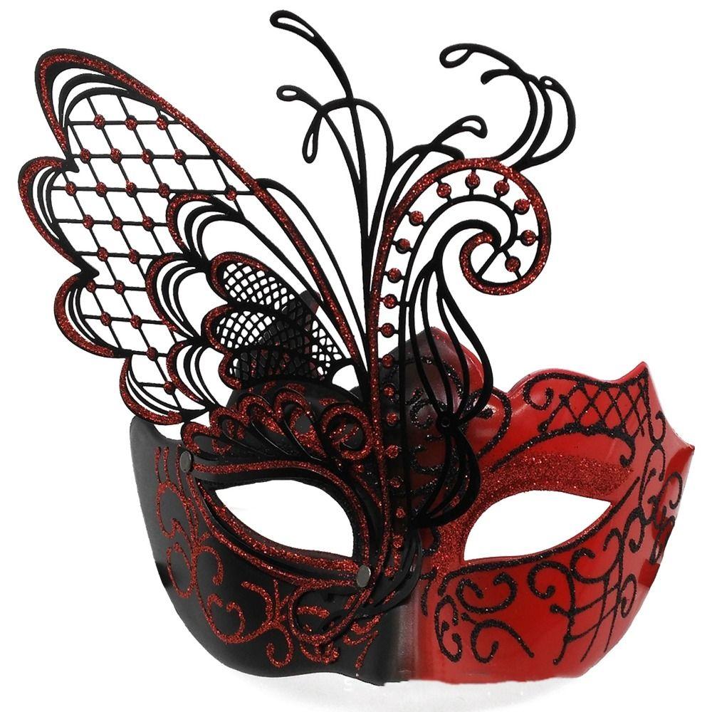 Beautiful Glitter Mask Retro Masquerade Cosplay Mask Half Face Mask Carnival Costume Props