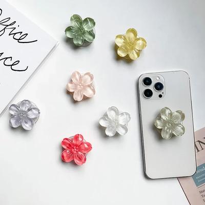 Держатель для телефона Crystal Flower, расширяющаяся подставка, держатели для пальцев, Griptok, выскакивающие гнезда, репликация держателей Ari, Ins Flowers Stable