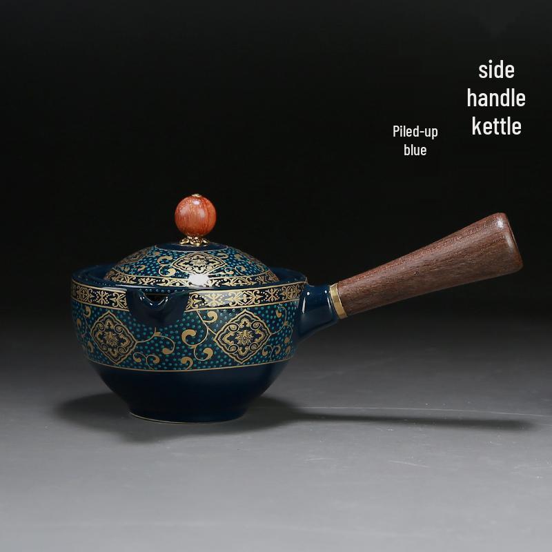 Портативный керамический дорожный чайный набор с автоматическим заварником для чая Кунг-фу - Бизнес-подарок