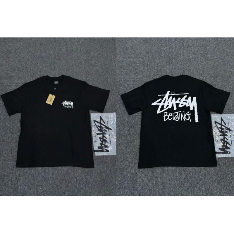 Mens Loose Fit Cotton Short Sleeve T-Shirt Heavyweight 230g Printed Tee Casual Wear