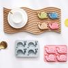 DIY Food Grade Silicone Snail Silicone Molds 4 Cavity 3D Shape Escargot Shape Mold Baking Mould Chocolate Making