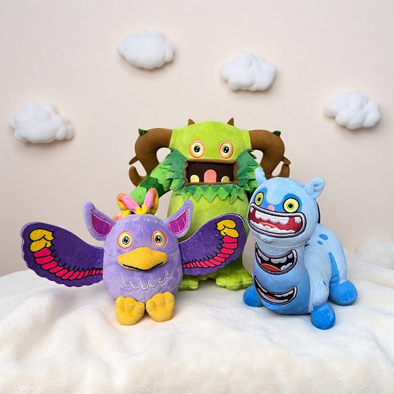 Плюшевые игрушки My Singing Monster, милые монстры-хористы, персонажи игры, мягкие плюшевые куклы для детской спальни, игрушки для игр, подарки