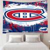 Canadiens Hockey Team Tapestry, Unique Design Tapestry, Wall Decor for Bedroom,Livingroom, Playroom,Heartwarming Fan Holiday Gifts