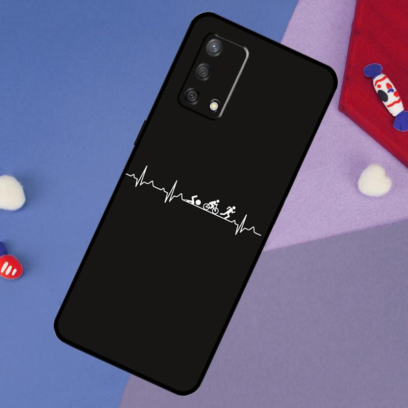 Чехол для триатлона Tri Life Swim Bike Run для Oppo A60 A80 A40 A6 A5 Pro A15 A16 A17 A57 A94 A74 A54 A76 A96 A18 A38 A58 A78 A98