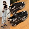 Dad Shoes Women's New Spring and Autumn Platform Height Increasing Casual Sneakers All-Match Board Shoes