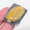 Natural Bumble Bee Jasper 925 Sterling Silver Jewelry Ring Size 8.5 G2v21