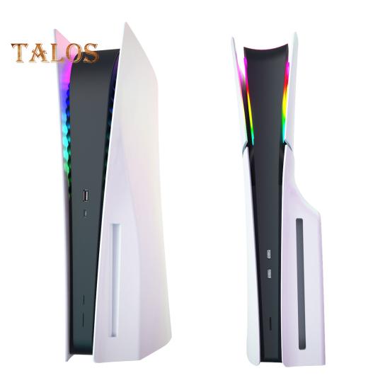 Светодиодная лента RGB для PS5 Slim Disc и Digital Edition, 8 цветов, 400 эффектов, DIY Гибкая игровая консоль, меняющая цвет, декоративная лампа, комплект колец