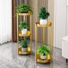 Hualongdun Iron Art Multi-Layer Floor Flower Stand
