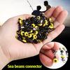 100pcs Fishing Barrel Swivel Solid Ring Interlock Snap Pin Connector Accessories Fishing Tools