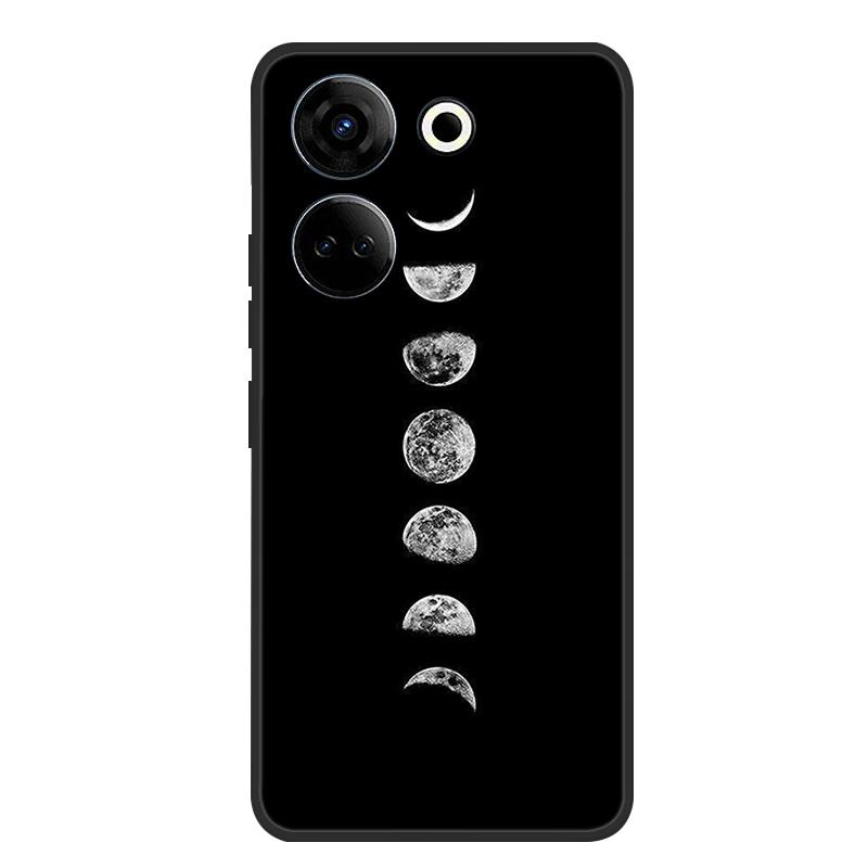 Для Tecno Camon 20 Pro 4G Чехол Мягкий Черный Силиконовый Бампер Чехол-бабочка для Телефона для Tecno Camon 20 Pro 5G Чехлы Camon20 Funda
