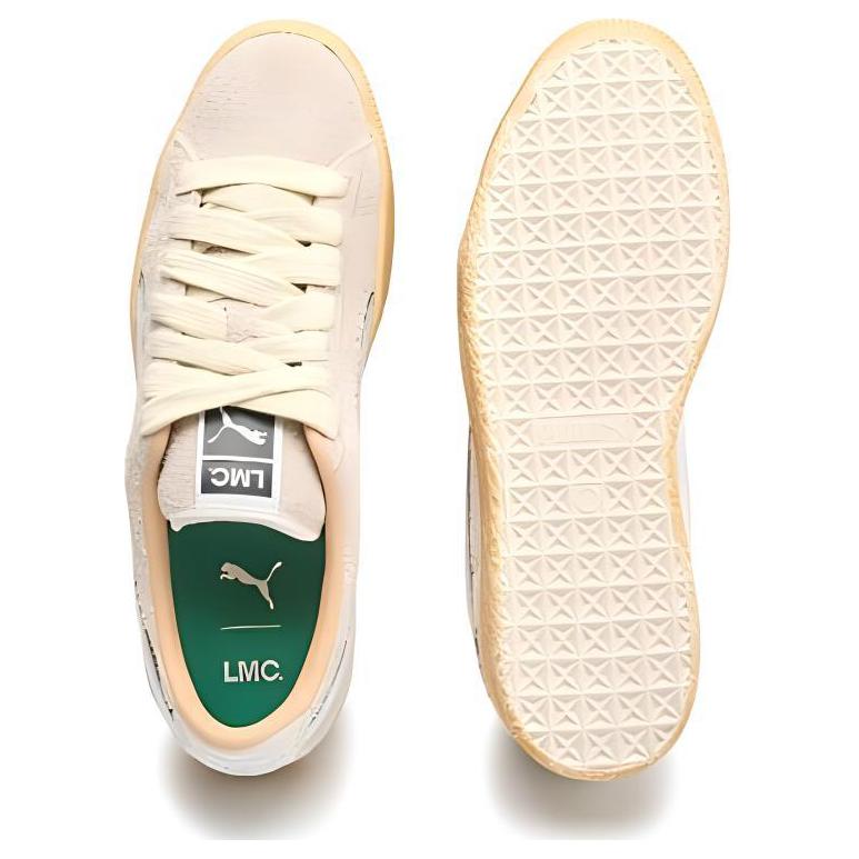 Puma Lmc X Замшевые Кроссовки Vtg Низкие Мужские Кроссовки Молочно-Белые 394817-02