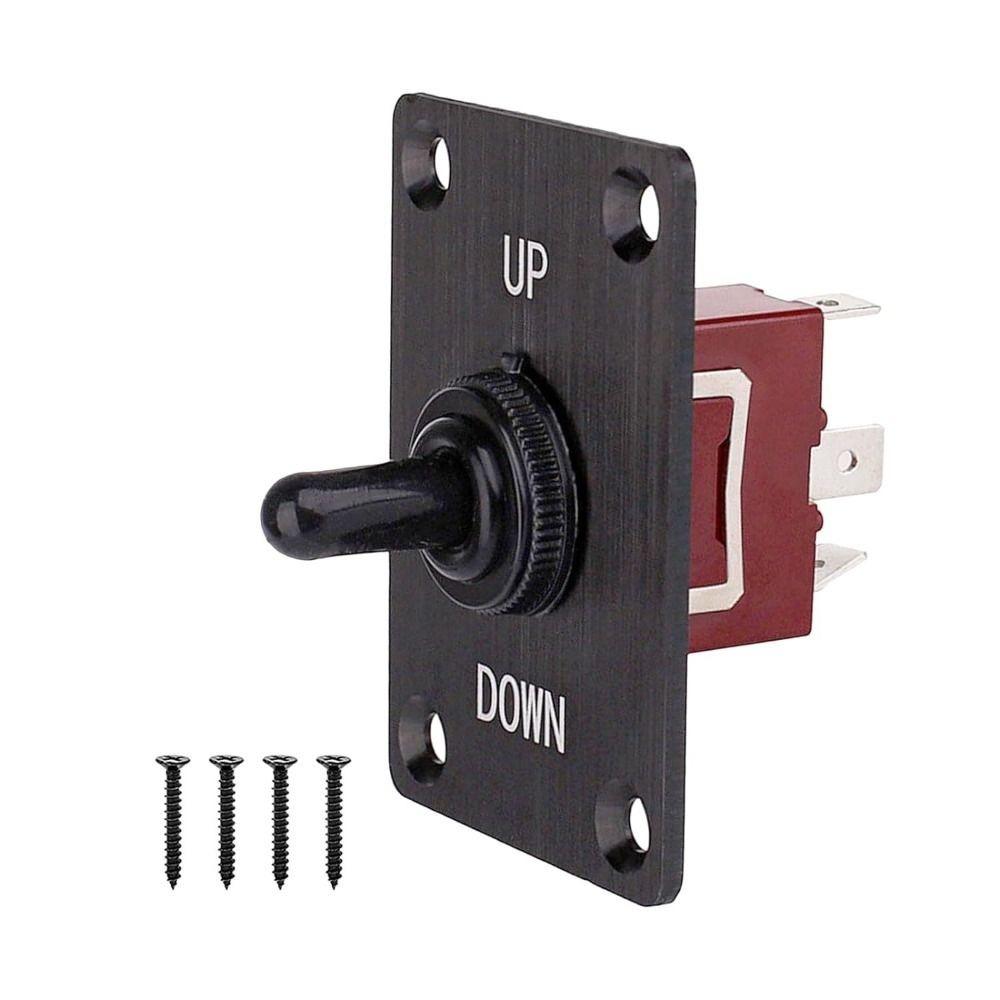 Waterproof Cap Windlass Control Panel Aluminum Control Trim Switch Momentary Switch Panel Boat