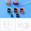 Large Medium Small Makeup Stand Disposable Plastic Cups Tattoo Ink Caps Pigment Cup