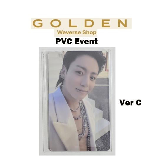 BTS Сольный альбом Чонгука GOLDEN — ПВХ-фотокарточка Weverse