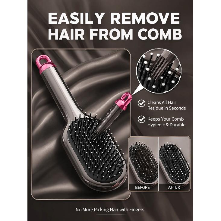 Air Cushion Hair Brush Scalp Massage Comb Anti-static Detangling Hairbrush for Wet Dry Curly Straight Hair Salon Styling Tool