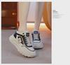 Women's High-Top White Sneakers, All-Match Thick-Soled Casual Shoes, 2025 Autumn/Winter New Sports Dad Shoes CY-C036