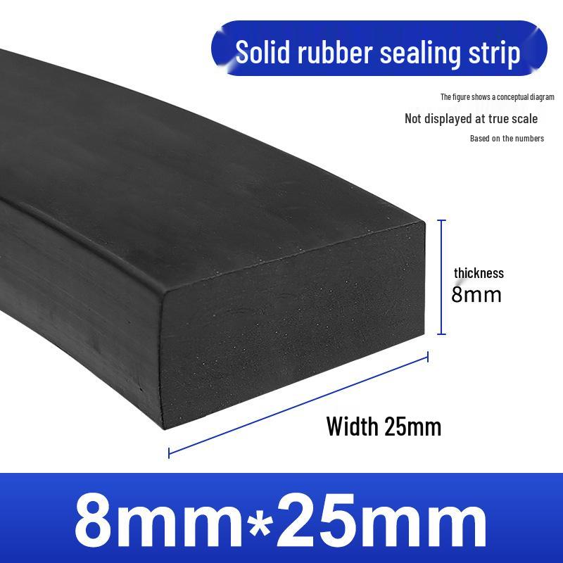 Nitrile Rubber Strip: Oil & Pressure-Resistant Shock Absorbing Glass Pad for Sealing & Joint Support