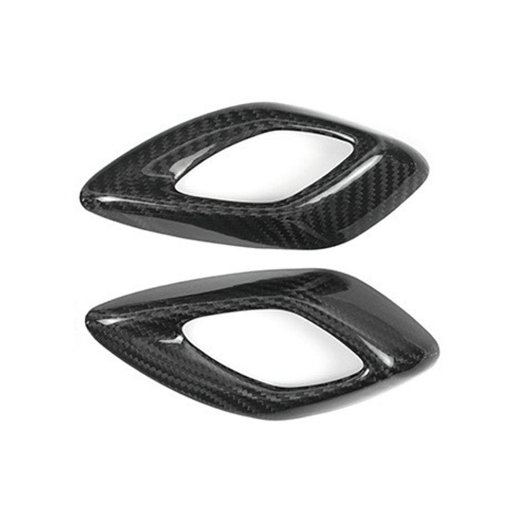 НАСТОЯЩИЙ ЖЕСТКИЙ Карбоновый Чехол-Накладка на Панель Дверной Ручки Черный Для Chevrolet Camaro 16-23
