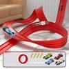 3.9M Flexible Track with 4 Mini Diecast Cars Kids Toys Portable DIY Creative for Ages 3+ Suction Cup