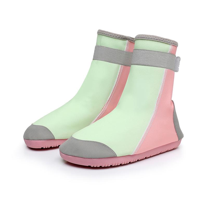 Обувь для воды для детей, для мальчиков и девочек, быстросохнущая, нескользящая, дышащая, аква-носки, с принтом, высокие сапоги, обувь для плавания, для пляжа, бассейна