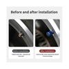 (hexagon Black) 4Pcs Valve Caps for Jaguar XF XJ XFR XKR S-Type F-Type X-Type F-Pace I-Pace E-Pace XJR XE