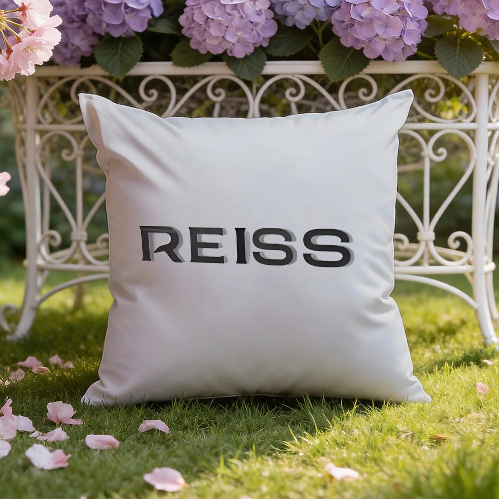 British Brand R-Reiss Cushion Cover Home & Car Dual-Scene Pillow Cover: Reversible for Premium Comfort