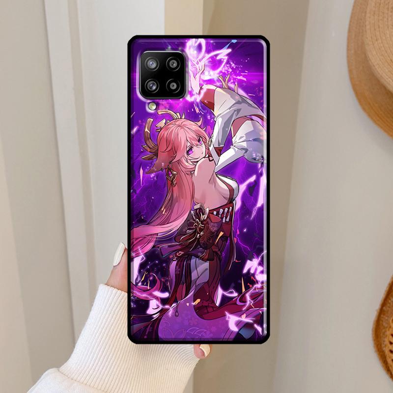 Чехол Genshin Impact Яэ Мико для Samsung Galaxy A56 A36 A06 A13 A32 A12 A22 A52 A35 A26 A16 A55 A15 A54 A34 A14 A53