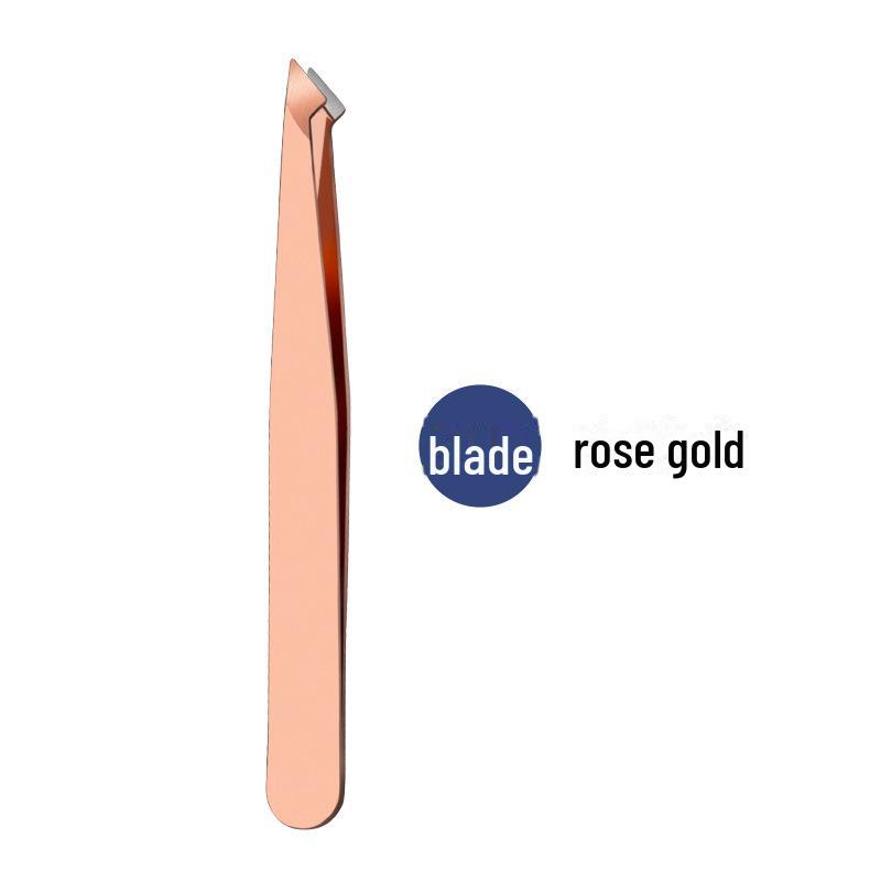 Пинцет для бровей из нержавеющей стали толщиной 1,2 мм со скошенной кромкой для точного удаления волос