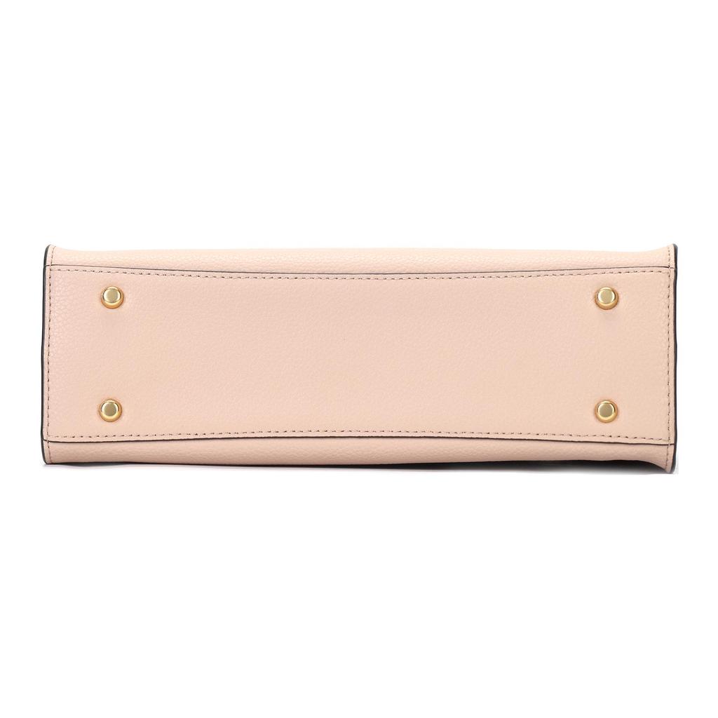 TORY BURCH Tory Burch Robinson Litchi Grain Leather Shoulder Bag, Crossbody Bag, Handbag Small Womens Pink