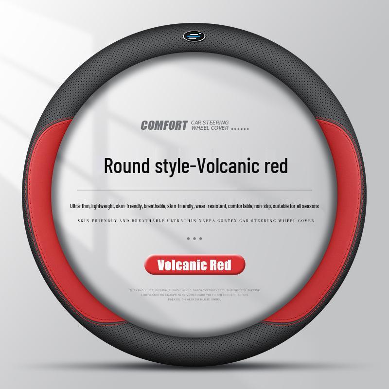 Ultra-Thin Genuine Leather Steering Wheel Cover for Oushang 520, Z6, Benben, Ou Liwei, CX70, A800