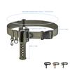 Fishing Rod Holder Belt Snap-on Adjustable Hook with Lock Portable Fishing Gear Outdoor Fishing Rod Belt Holder Of Waist Support