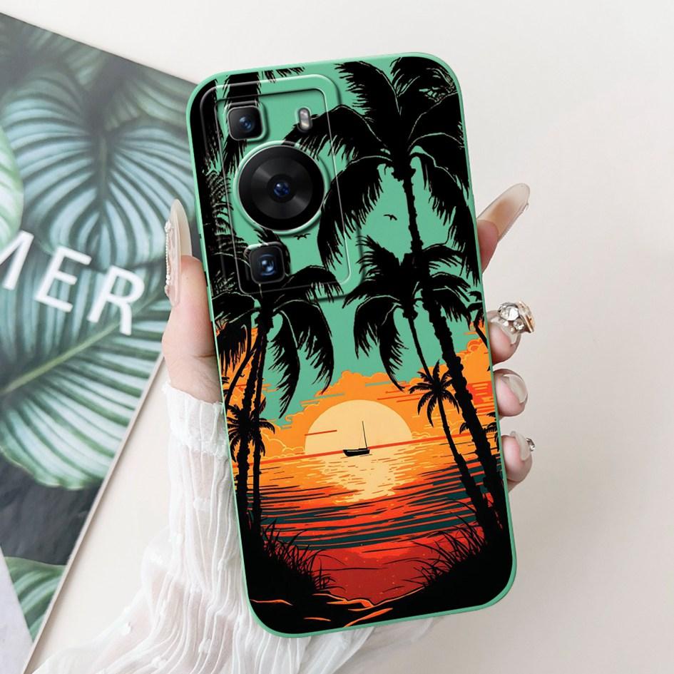 Чехол для Huawei P60 Pro MNA-LX9 Чехол Милый Мультяшный Кролик Панда Мягкий Жидкий Силикон Защитный Чехол Для HuaweiP60 P60 Art Capa