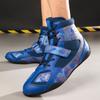 Fitness Boxing Training Shoes Men High-top Boxing Wrestling Fighting Shoes