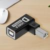 USB 2.0 Type B Printer Adapter 90 Degree USB B Printer Adapter 480Mbps Extension Adapter Male To Female for Printer Scanner HDD