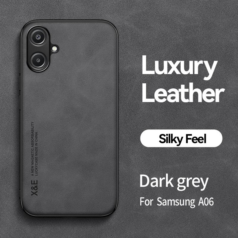 Funda для Samsung Galaxy A06 чехол кожаный магнитный силиконовый противоударный чехол для телефона Sumsung A06 A 06 GalaxyA06 6.7" задняя крышка