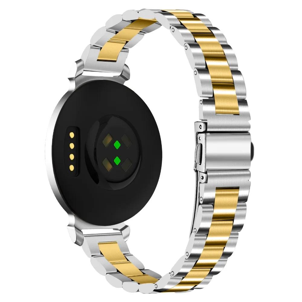 14-миллиметровый ремешок из нержавеющей стали для Garmin Lily 2/ Lily 2 Active, металлический браслет, женский, модный металлический ремешок для часов для Garmin Lily 2