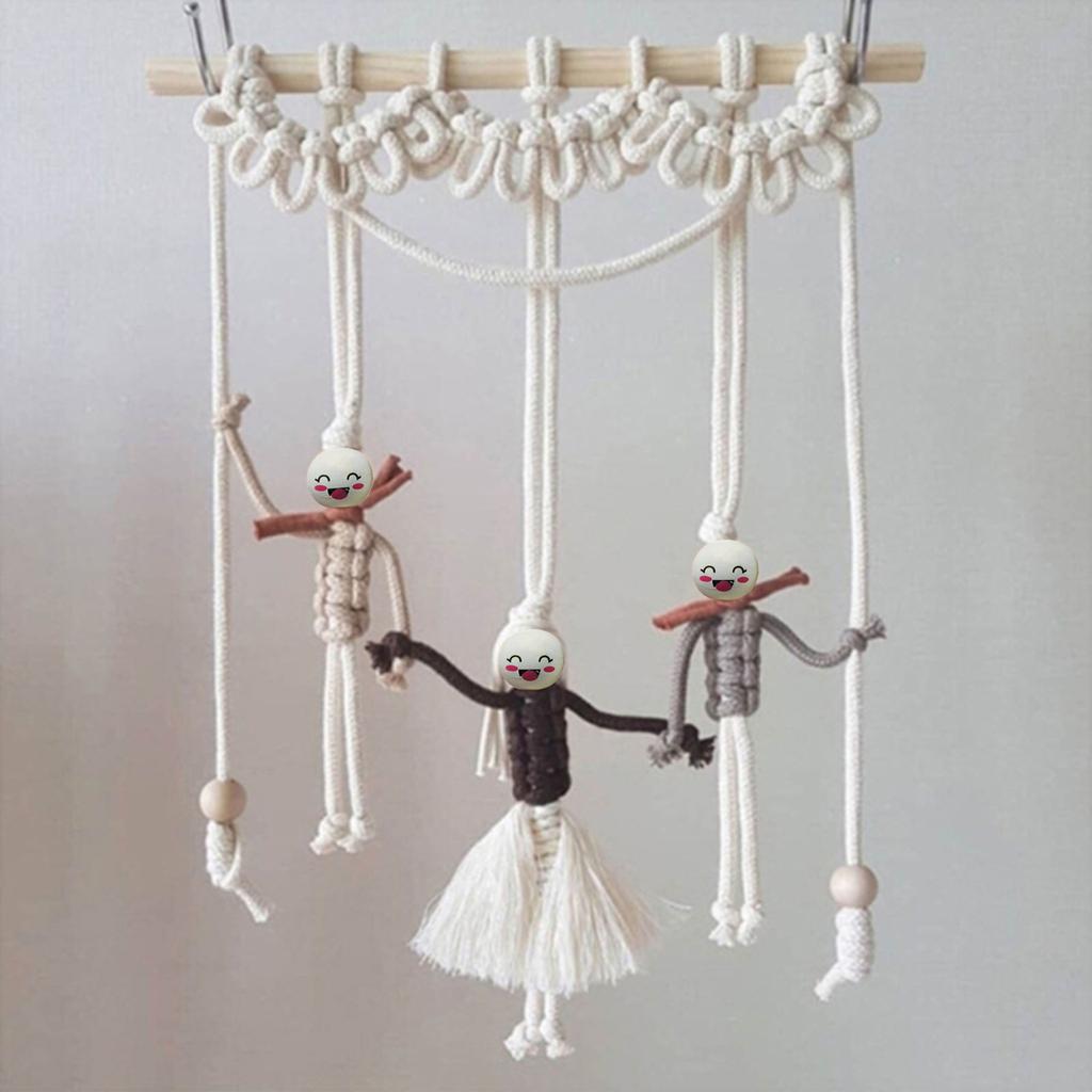 100 Pcs Wooden Beads 20mm Natural Wood Beads Wooden Ball with Face for DIY Jewellery Bracelet Necklace Craft Decoration