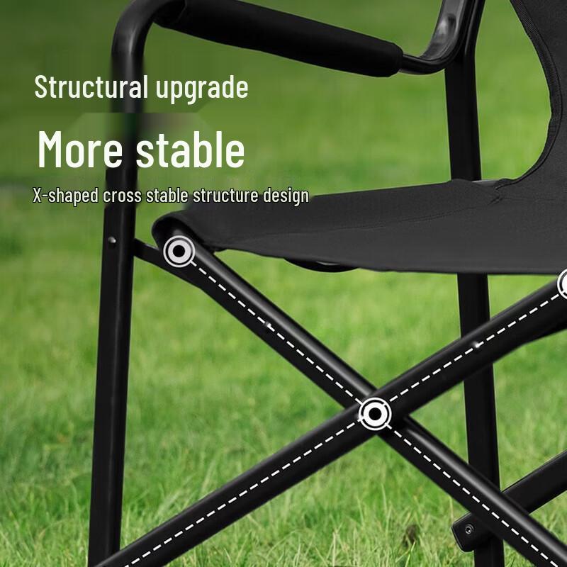 Black Dog Outdoor Folding Recliner Chair