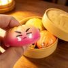 Новая реалистичная игрушка-сквиши в виде паровой булочки, игрушка для снятия стресса с медленным восстановлением, Поп Ит, Фиджет-игрушки, Кавайный ленивец