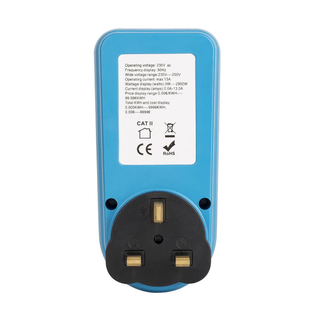 ЖК-дисплей Потребление электроэнергии Счетчик мощности Розетка Энергия Ватт Вольт Ампер Мощность Потребление кВтч