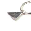 Great PRADA Pierce Symbol Pendant Pierce Black Silver AG925 Women 2JO750 Used